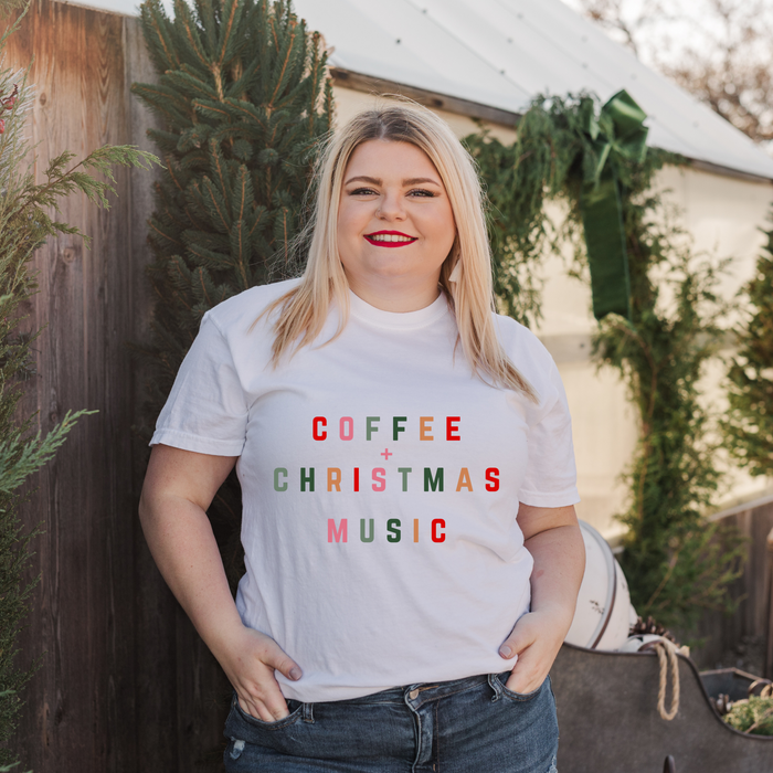 Coffee + Christmas Music T-Shirt