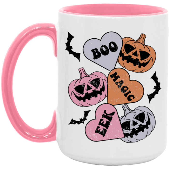 Boo, Magic, Eek, Hearts Mug