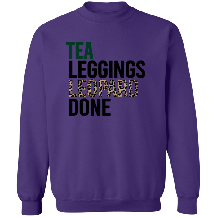 Tea Leggings Leopard Done Sweatshirt