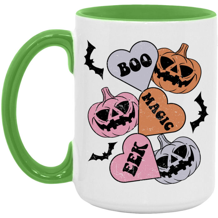 Boo, Magic, Eek, Hearts Mug