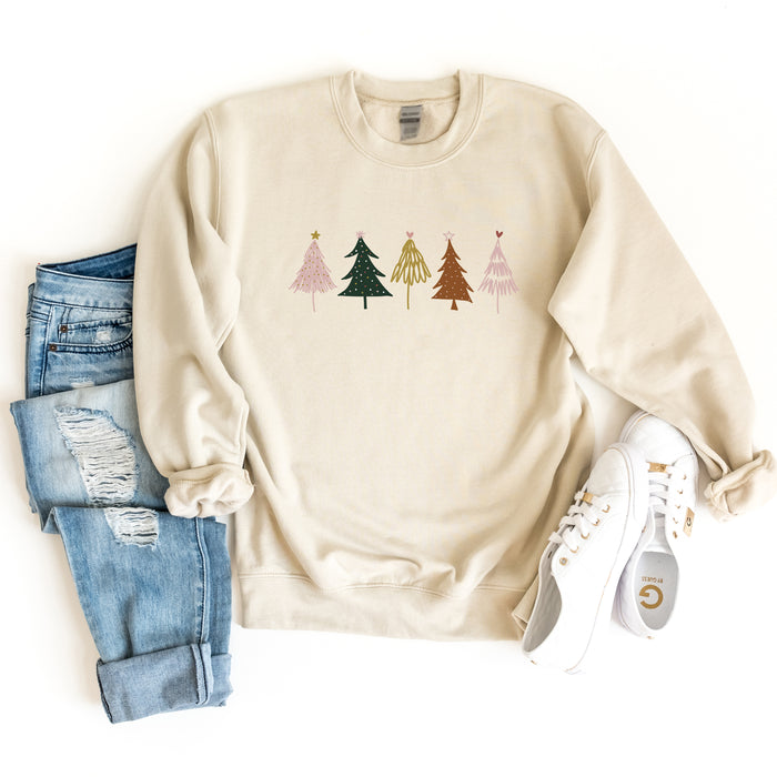 Boho Trees Crewneck Sweatshirt