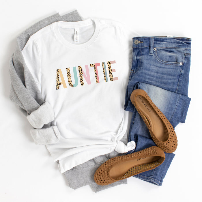 Auntie Pastel Color Block T-Shirt