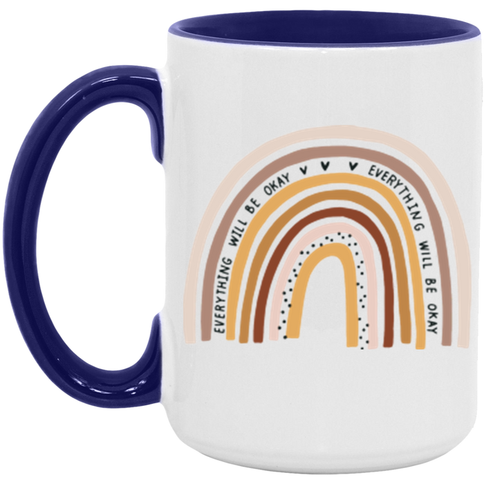 Everything Will Be Okay Rainbow Mug